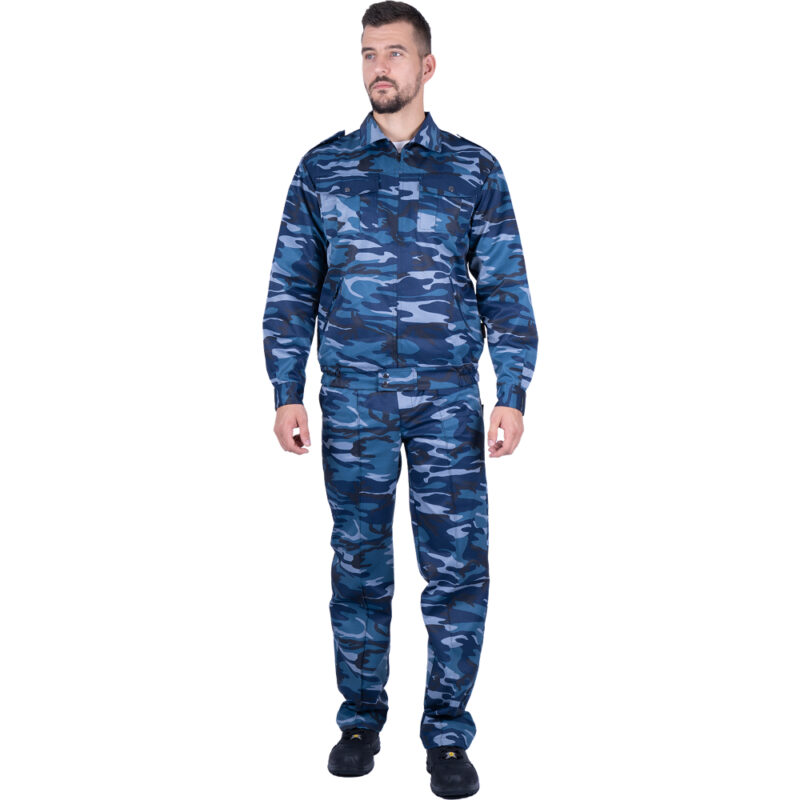 Костюм "ВУЛКАН", куртка/брюки, тк. Моготекс, (КМФ серый), 210 гр/м²