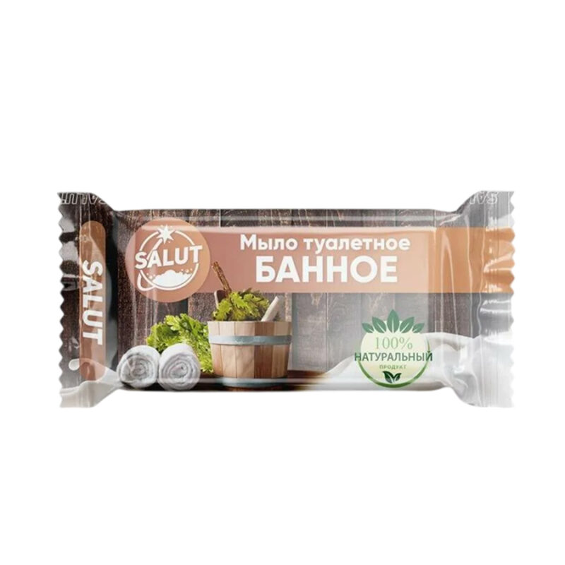 Мыло туалетное "SALUT", цв. обертка 100 гр.